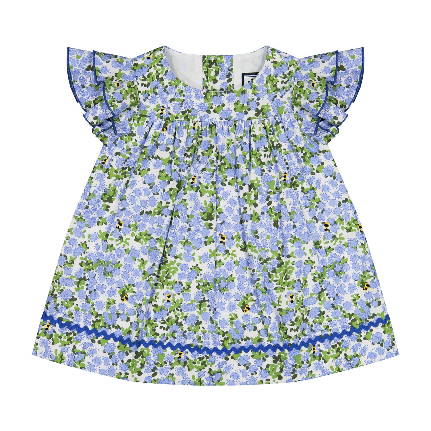 Maeve Baby Dress Blue Hydrangea