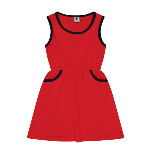 Ruby Pocket Dress Red