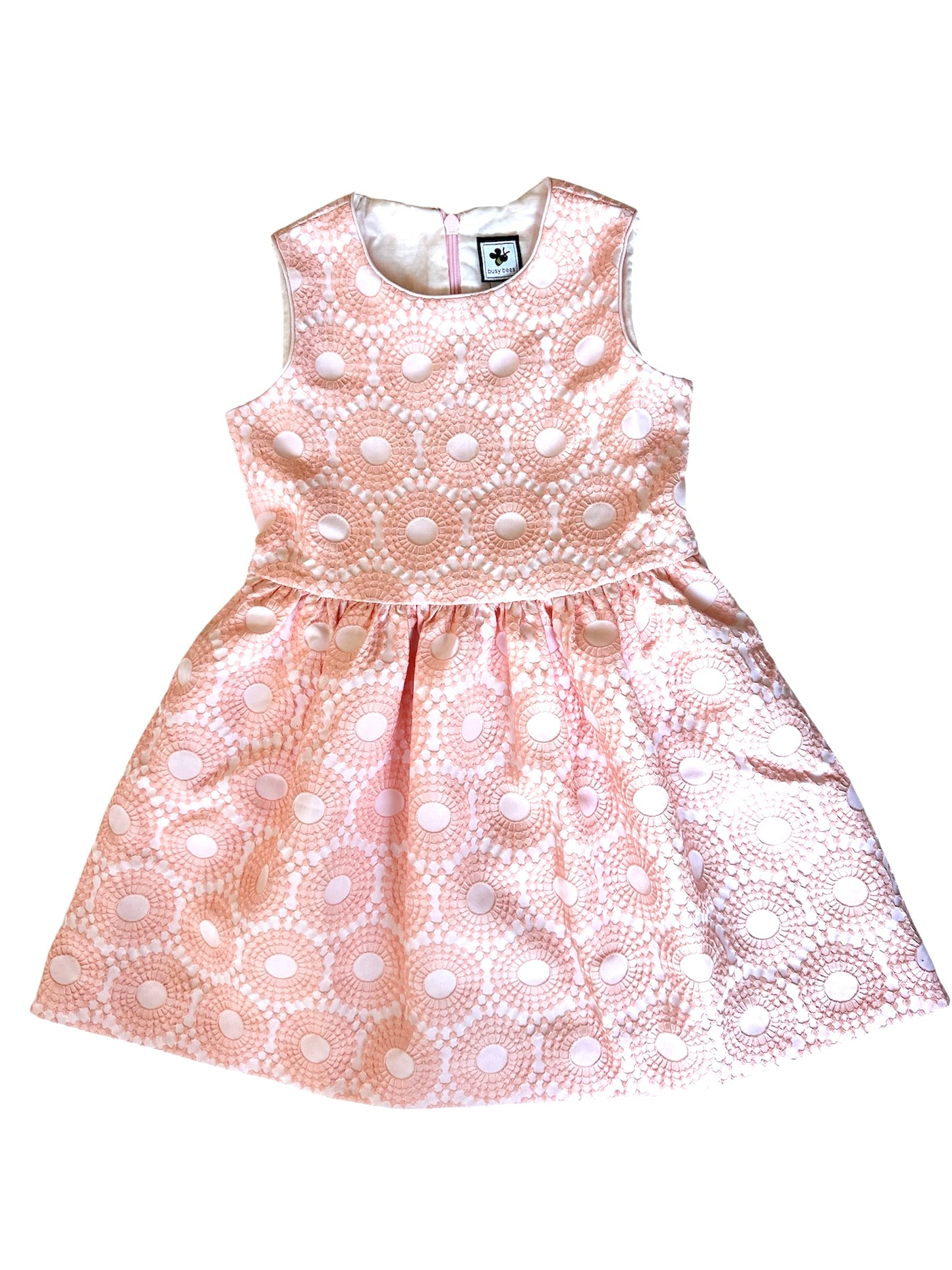 Sally Soiree Dress Rose Brocade