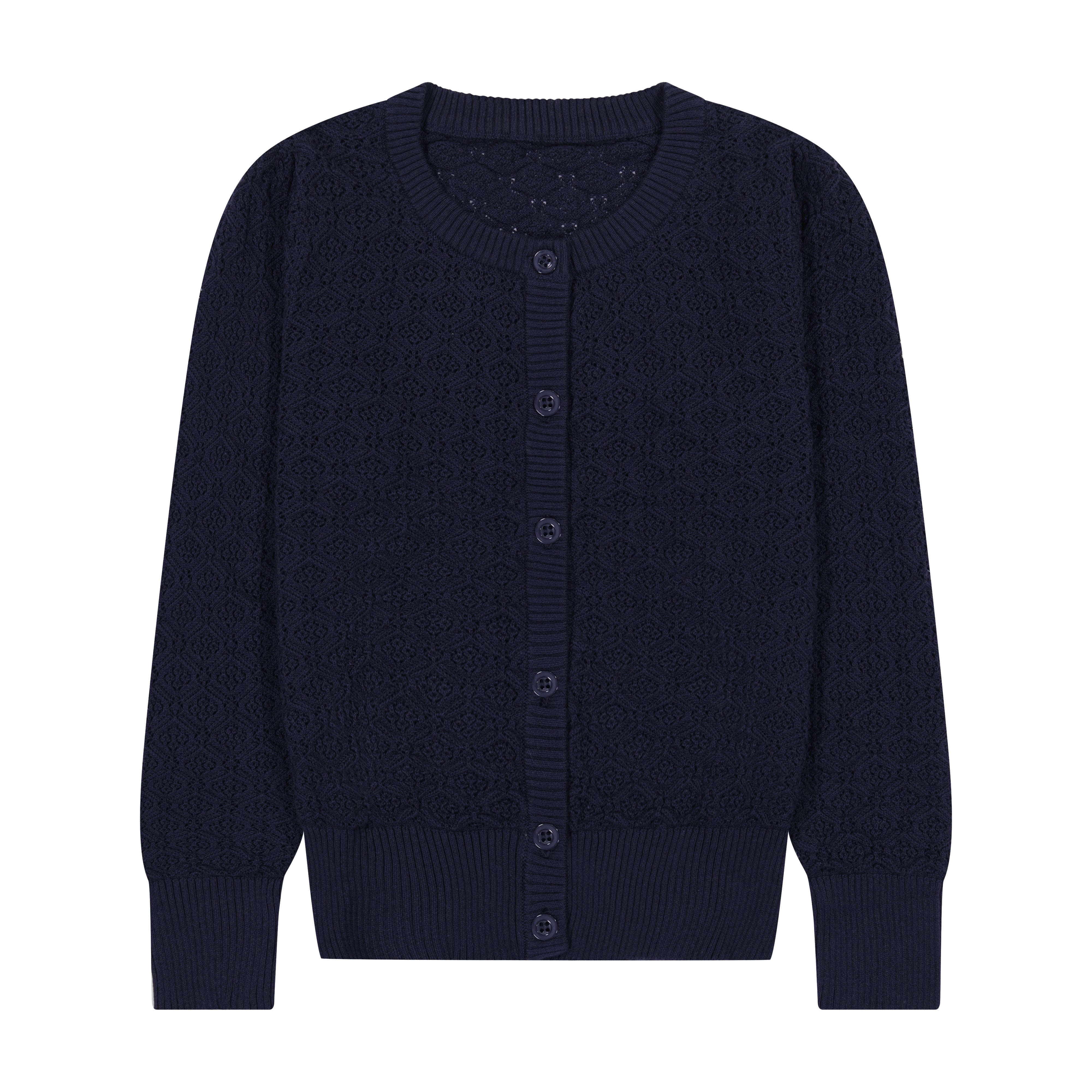 Mia Classic Cotton Lace Cardigan Navy – Busy Bees