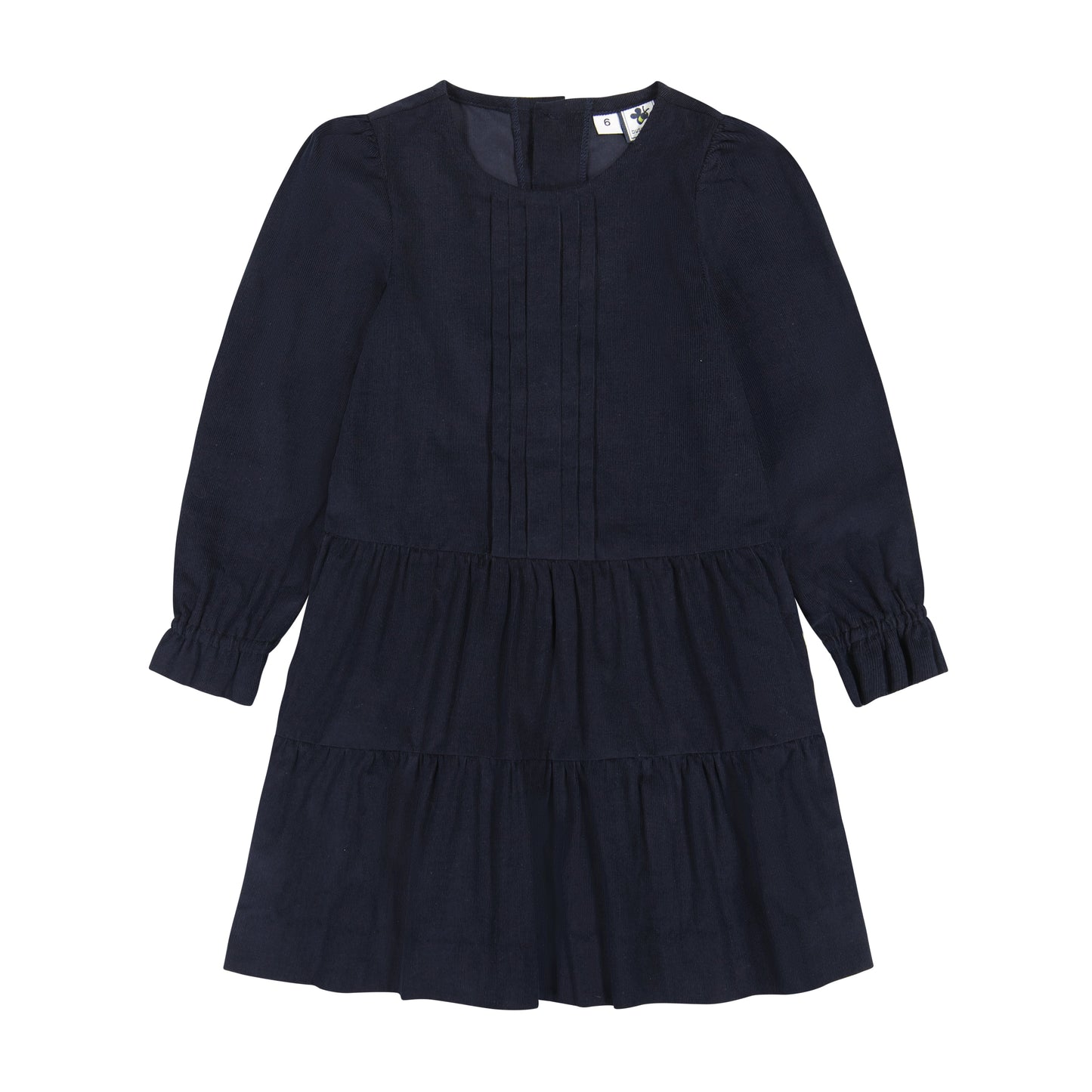 Poppy Girls Dropwaist Dress Navy Corduroy