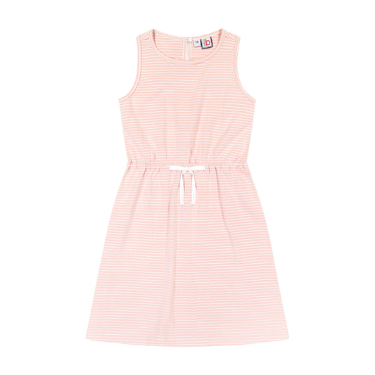 Sara Racerback Dress Rose Pink Stripe