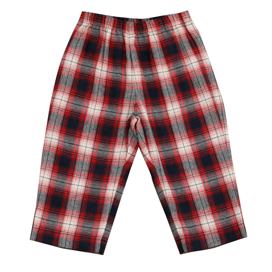 Luke Boys Pull-On Pant Red Plaid