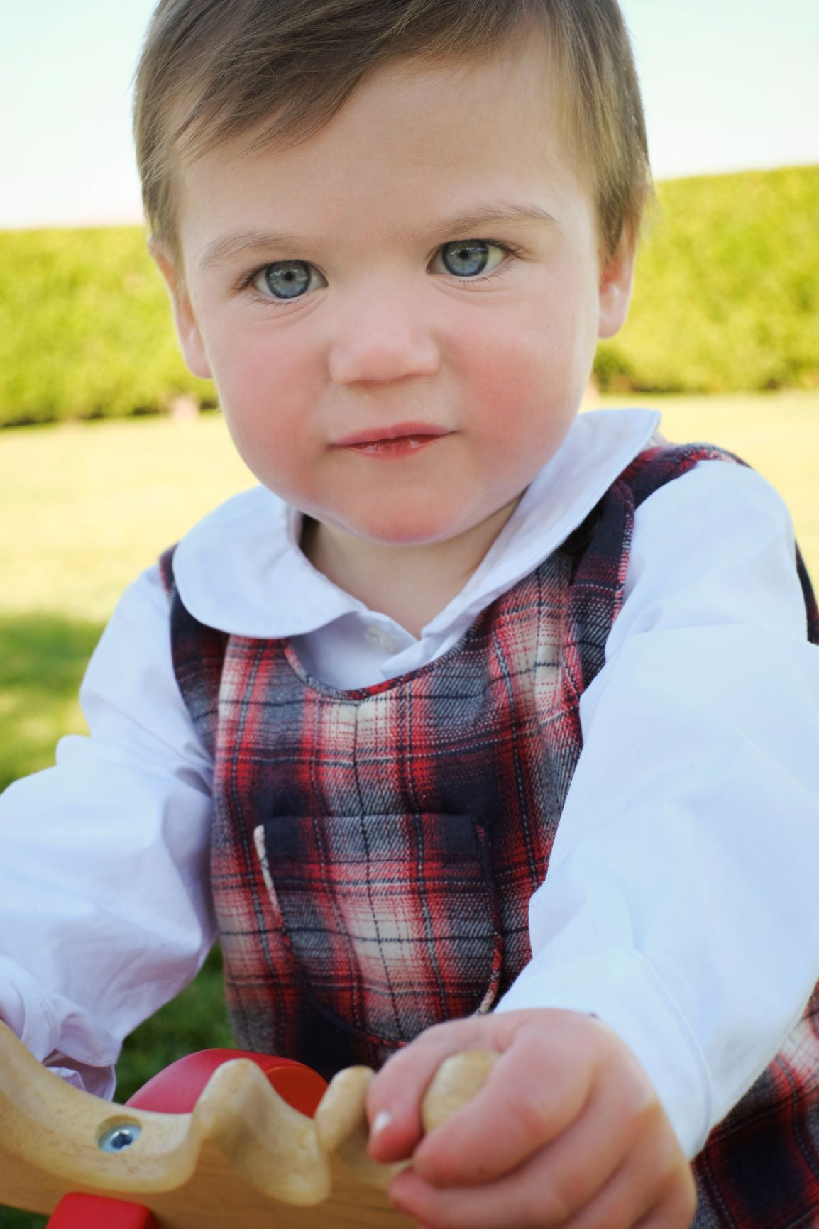 Jack Boys Classic Shortall Red Plaid