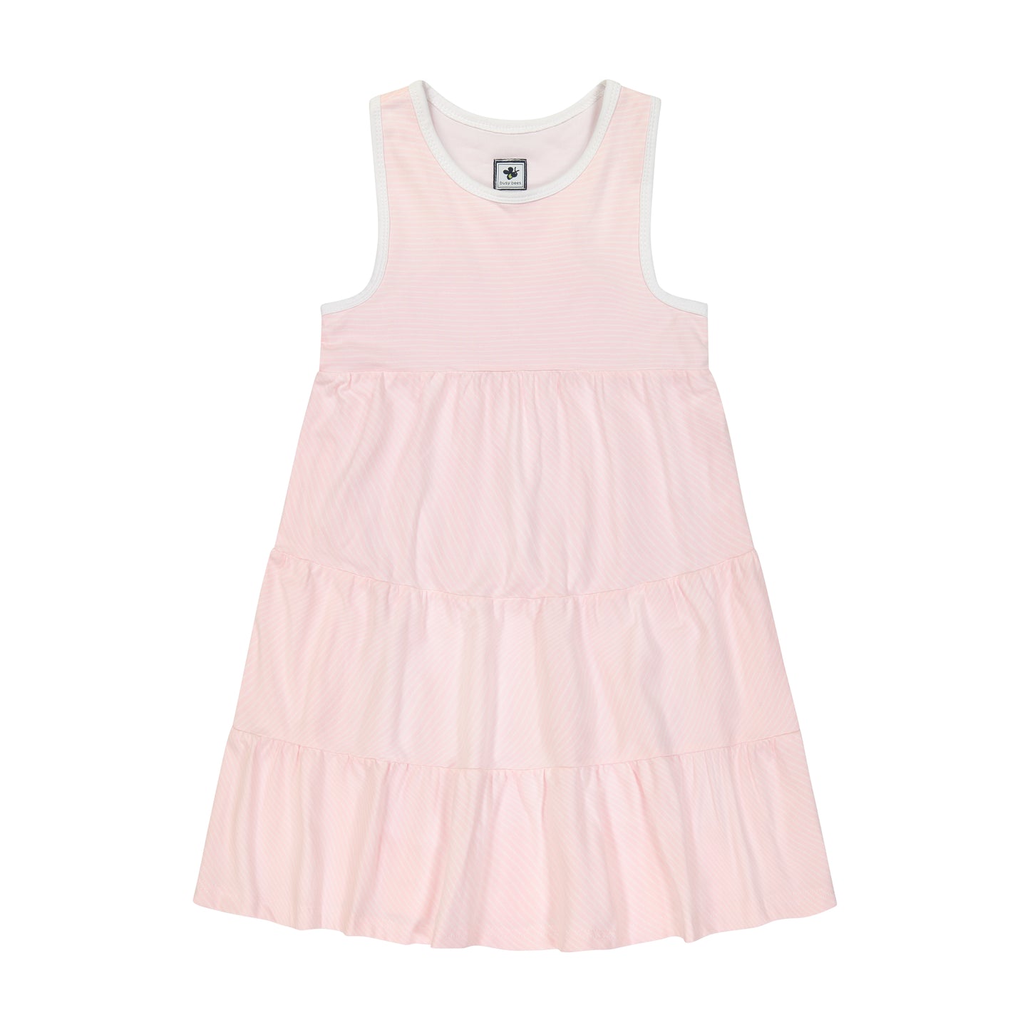 Parker Racerback Dress Light Pink Stripe