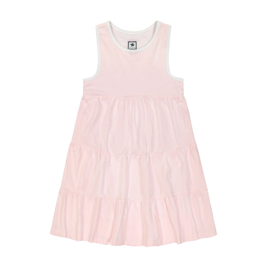 Parker Racerback Dress Light Pink Stripe